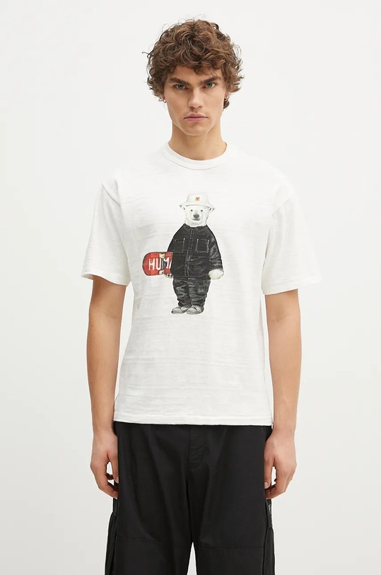 Хлопковая футболка Human Made Graphic печать белый HM28TE006