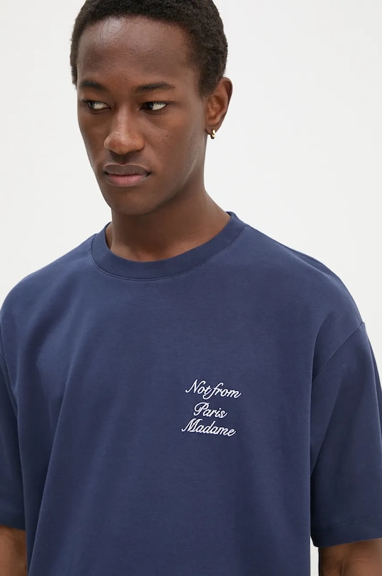 Drôle de Monsieur t-shirt in cotone E.TS209.CO002.NY blu navy