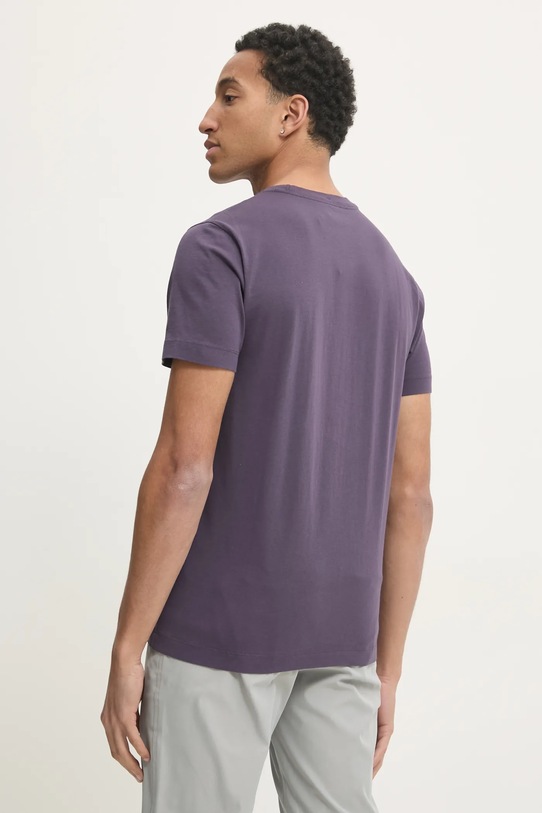 Oblečení Bavlněné tričko Abercrombie & Fitch KI124.4573.600 fialová