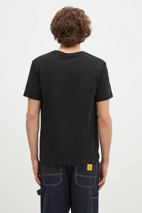 Одяг Бавовняна футболка Champion Crewneck 220713 чорний