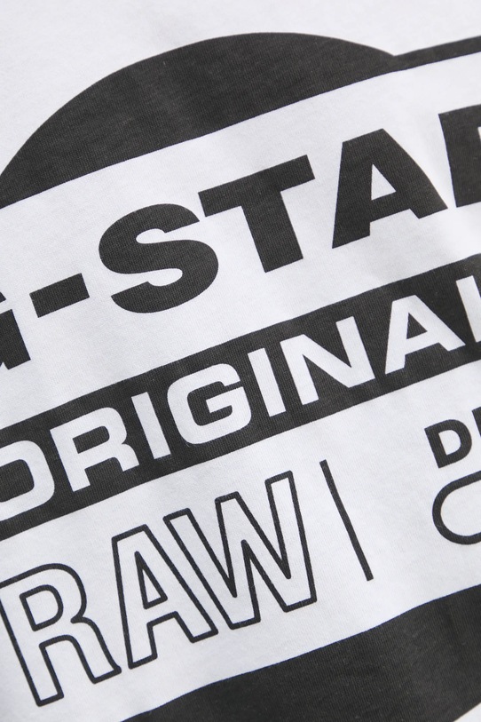 G-Star tricou din bumbac D25443.8415 alb