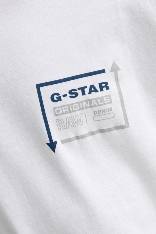 G-Star tricou din bumbac D25444.8415 alb