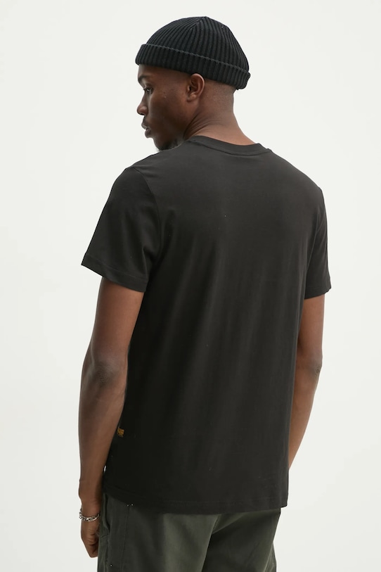 Oblečenie Bavlnené tričko G-Star D25444.8415 čierna