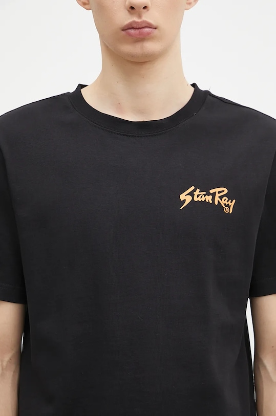 Хлопковая футболка Stan Ray чёрный AW2400118