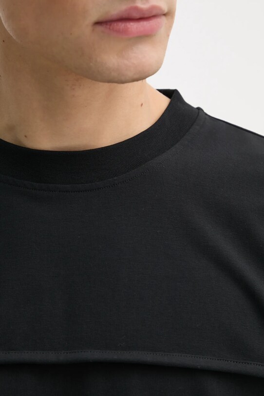 Majica kratkih rukava Heliot Emil AW24.M.09.123.BLK01 crna