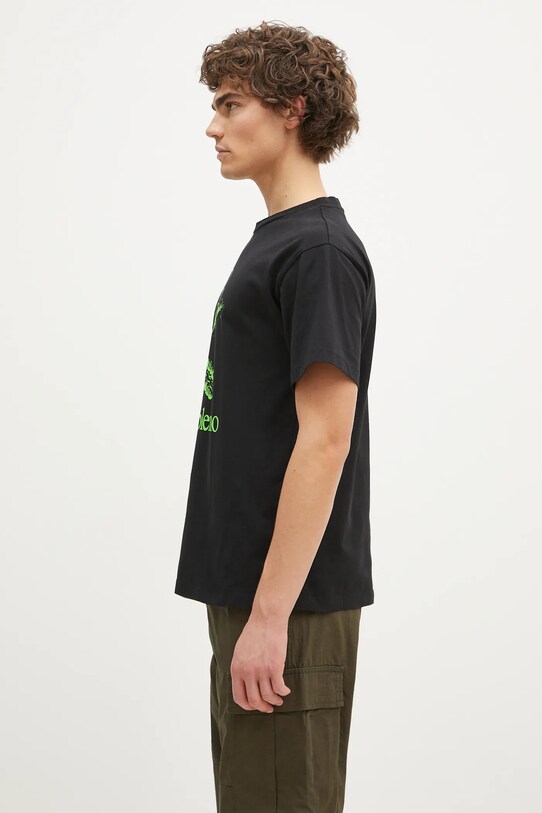 Хлопковая футболка No Problemo Toboggan SS Tee NP60007.02 чёрный AW24