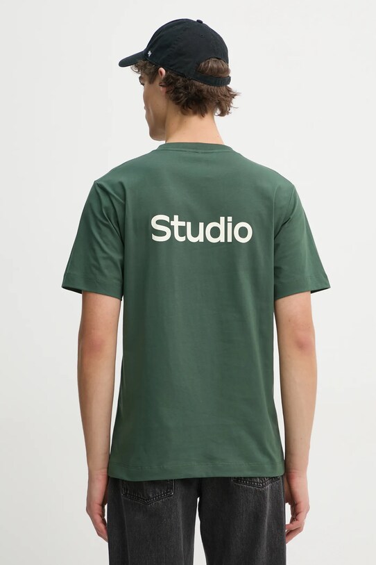 Одяг Бавовняна футболка Études Studio H24MMTSH103 зелений