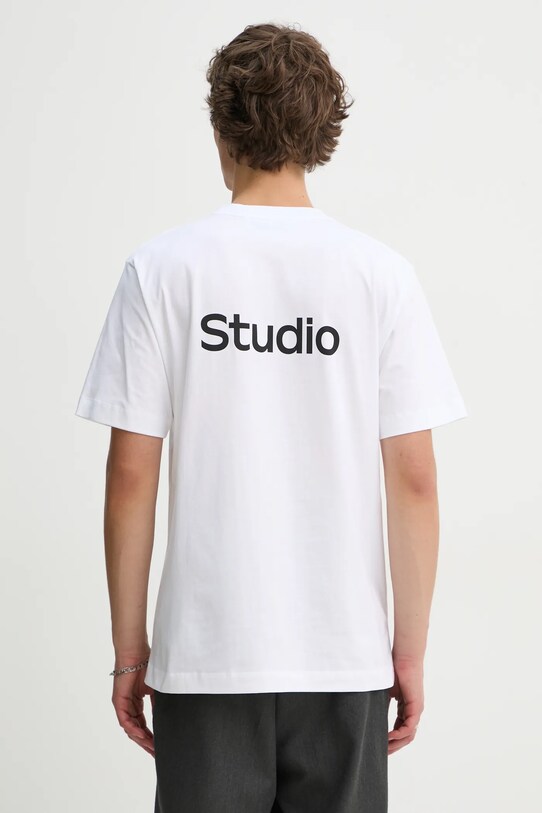 Îmbrăcăminte Études Studio tricou H24MMTSH105 alb
