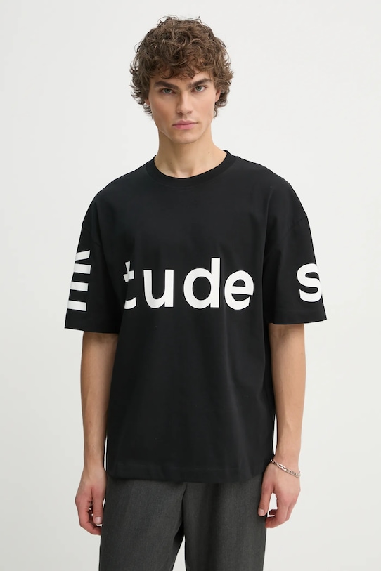Études Studio tricou print negru H24MMTSH132