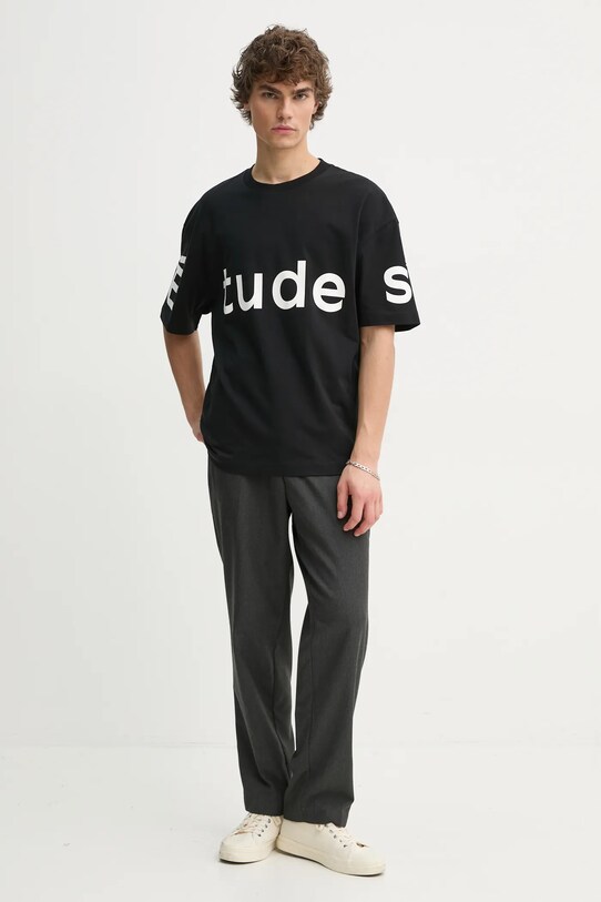 Études Studio t-shirt H24MMTSH132 czarny AW24