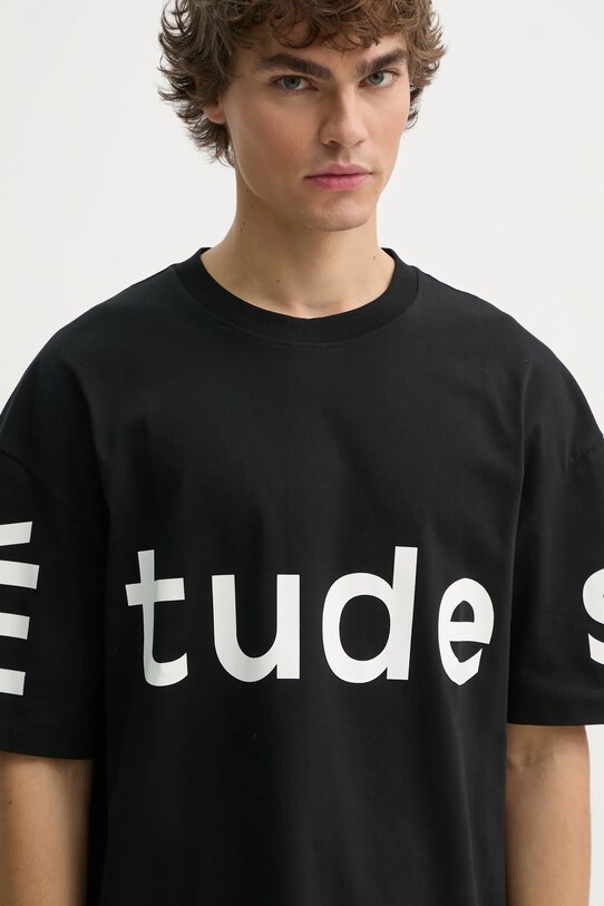 Études Studio t-shirt czarny H24MMTSH132