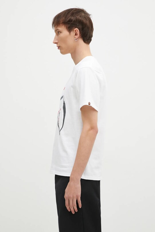 A Bathing Ape cotton t-shirt Shark 1K80110003 white AW24