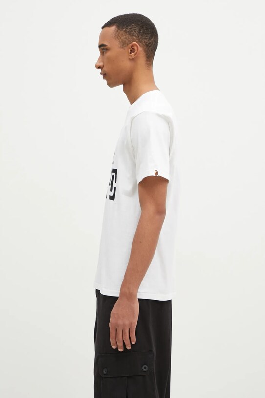 Хлопковая футболка A Bathing Ape I Love Bape 1K80110043 белый AW24