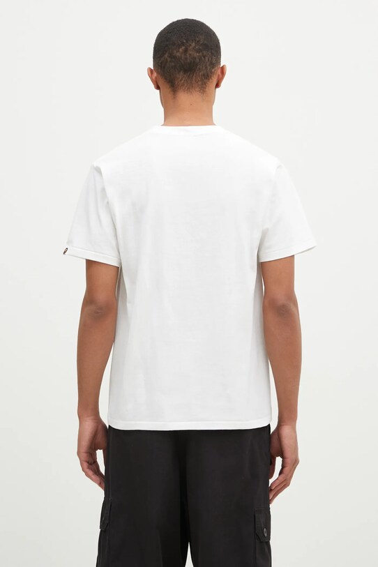 Одежда Хлопковая футболка A Bathing Ape I Love Bape 1K80110043 белый