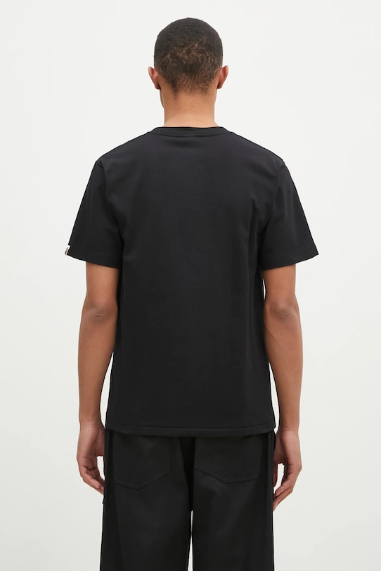 Odzież A Bathing Ape t-shirt bawełniany Lux Sport Pattern Box Logo 1K80110050 czarny