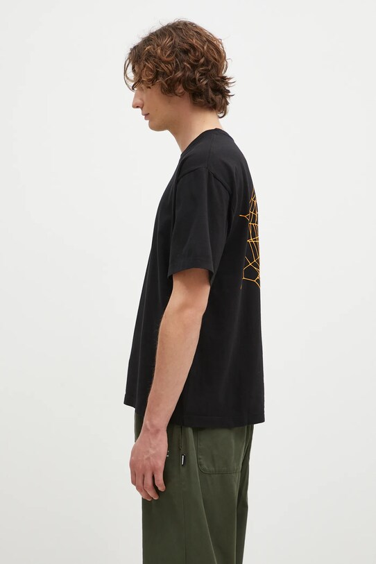 Бавовняна футболка NEIGHBORHOOD Tee SS-7 242PCNH.ST07 чорний AW24