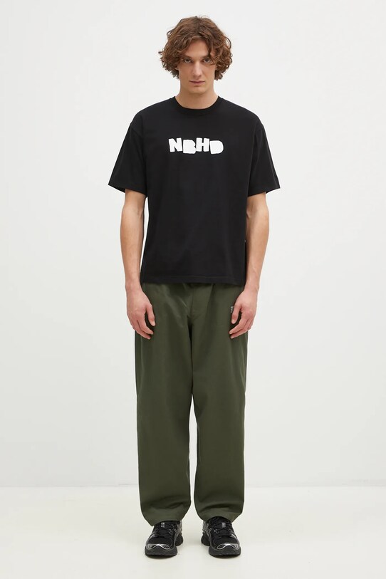 Бавовняна футболка NEIGHBORHOOD Tee SS-7 242PCNH.ST07 чорний