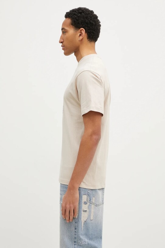 Βαμβακερό μπλουζάκι Butter Goods Bomb Tee BG243100 μπεζ AW24