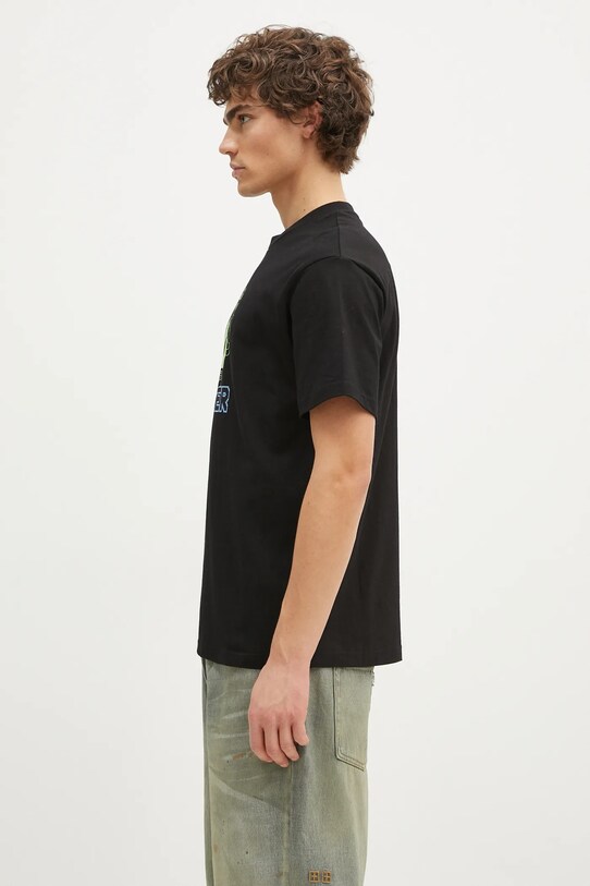 Bavlnené tričko Butter Goods Bomb Tee BG243100 čierna AW24