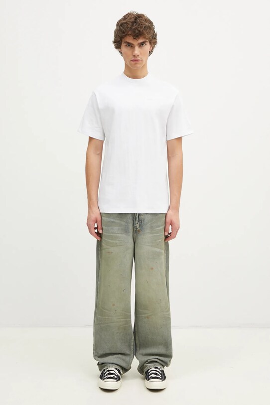Butter Goods tricou din bumbac Basic Tee BG243110 alb