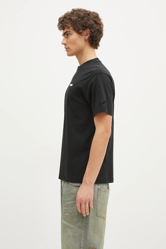 Памучна тениска Butter Goods Basic Tee BG243110 черен AW24