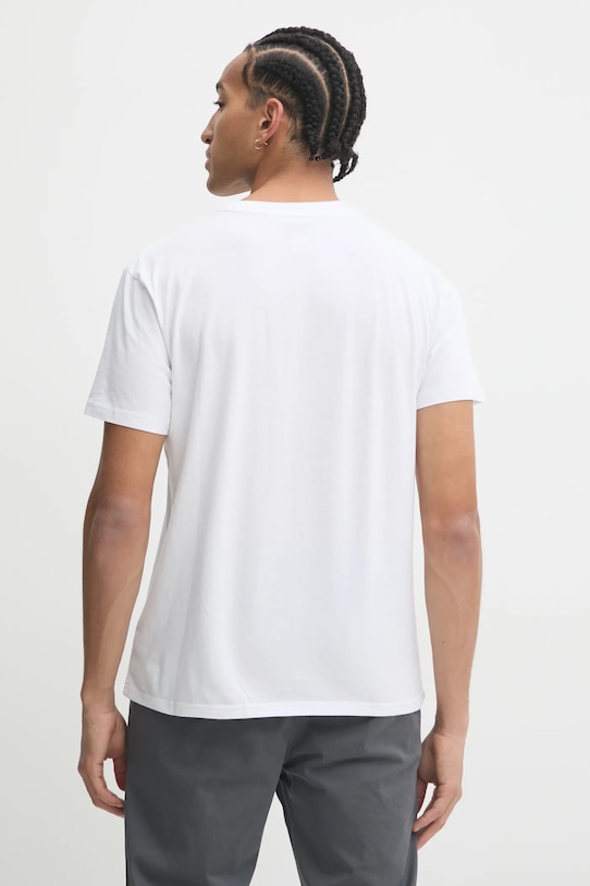 Дрехи Памучна тениска Hollister Co. KI323.4213.100 бял