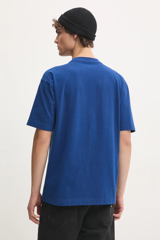 Odzież Hollister Co. t-shirt bawełniany KI323.4309.220 niebieski