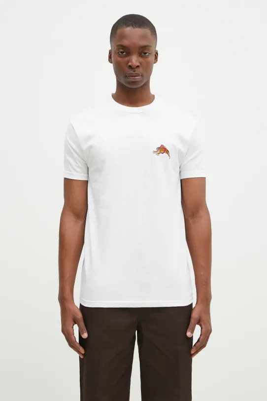 Памучна тениска Wacko Maria Tim Lehi стандартна бял 24FW.WMT.TEE06