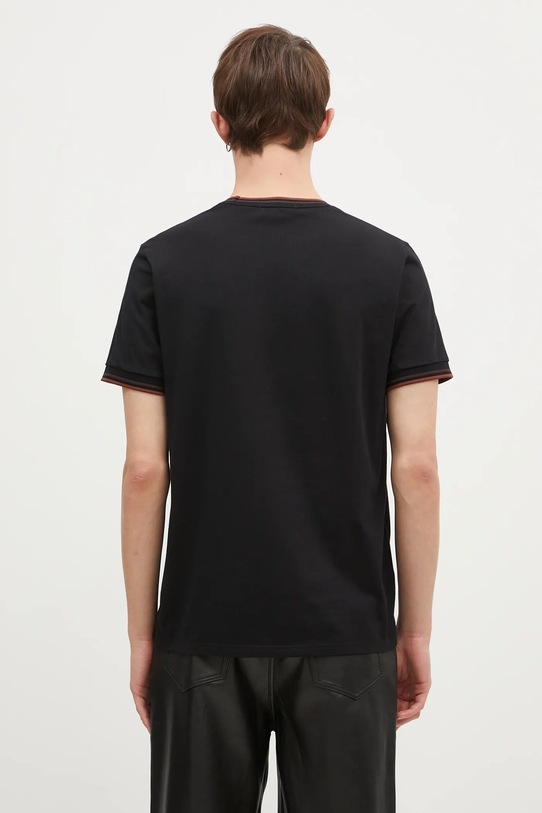 Clothing Fred Perry cotton t-shirt Twin Tipped T-Shirt M1588.W68 black