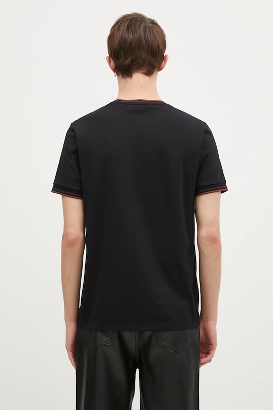 Clothing Fred Perry cotton t-shirt Twin Tipped T-Shirt M1588.W68 black