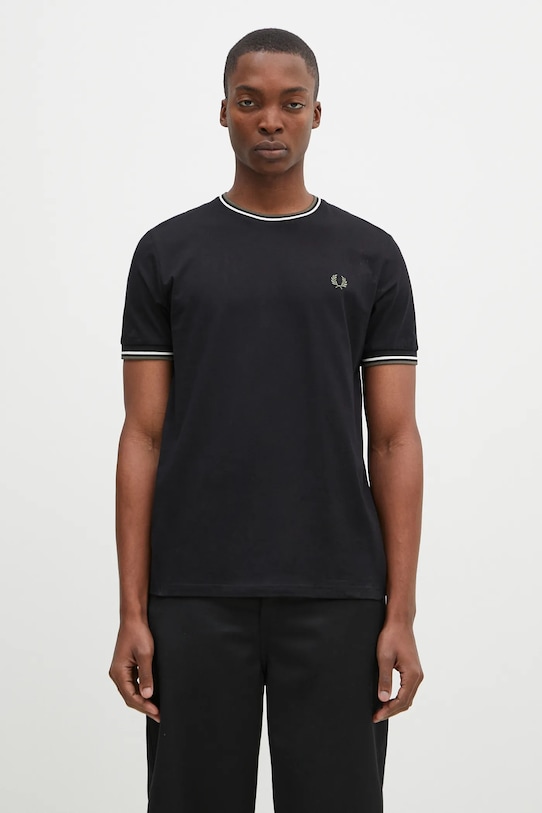 Fred Perry t-shirt bawełniany Twin Tipped T-Shirt