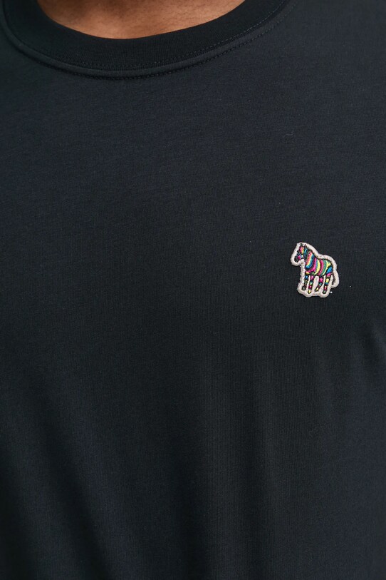 PS Paul Smith t-shirt bawełniany M2R.010R.KZEBRA granatowy