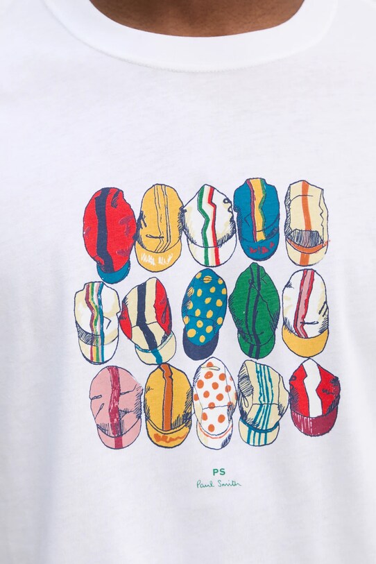 Бавовняна футболка PS Paul Smith M2R.011R.AP8921 білий