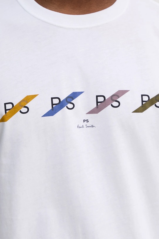 Хлопковая футболка PS Paul Smith M2R.011R.PP5082 белый