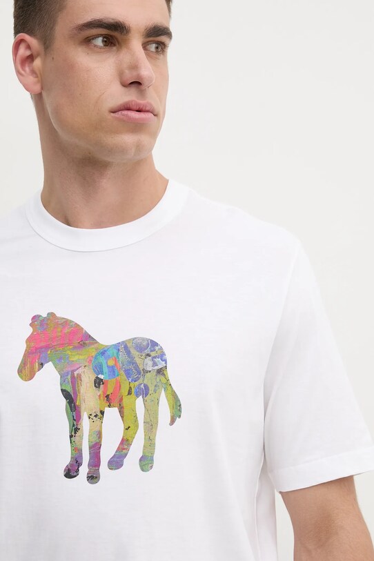 PS Paul Smith tricou din bumbac alb M2R.220X.PP4701