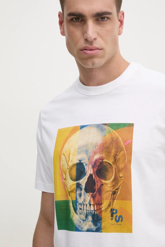PS Paul Smith tricou din bumbac alb M2R.220X.PP4703