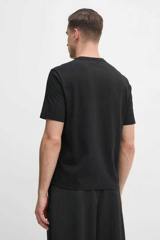 Ρούχα Βαμβακερό μπλουζάκι PS Paul Smith M2R.220X.PP4703 μαύρο