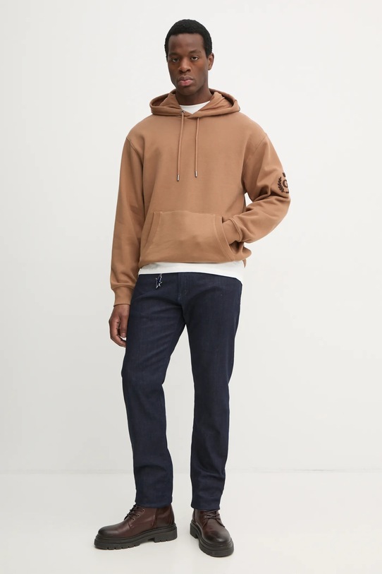 Pamučna majica Armani Exchange 6DZTJH.ZJ8EZ bijela AW24