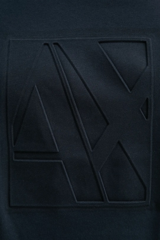 Armani Exchange tricou din bumbac 6DZTJH.ZJ8EZ bleumarin