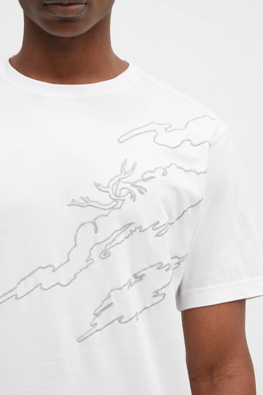 Bavlnené tričko Maharishi Dpm: Sparse Bonsai T-Shirt biela 5339.WHITE