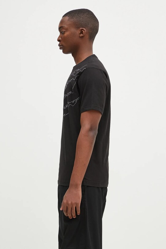Хлопковая футболка Maharishi Dpm: Sparse Bonsai T-Shirt 5339.BLACK чёрный AW24