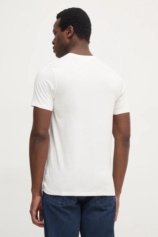 Одяг Бавовняна футболка Lindbergh 30.400311.OFFWHITE бежевий