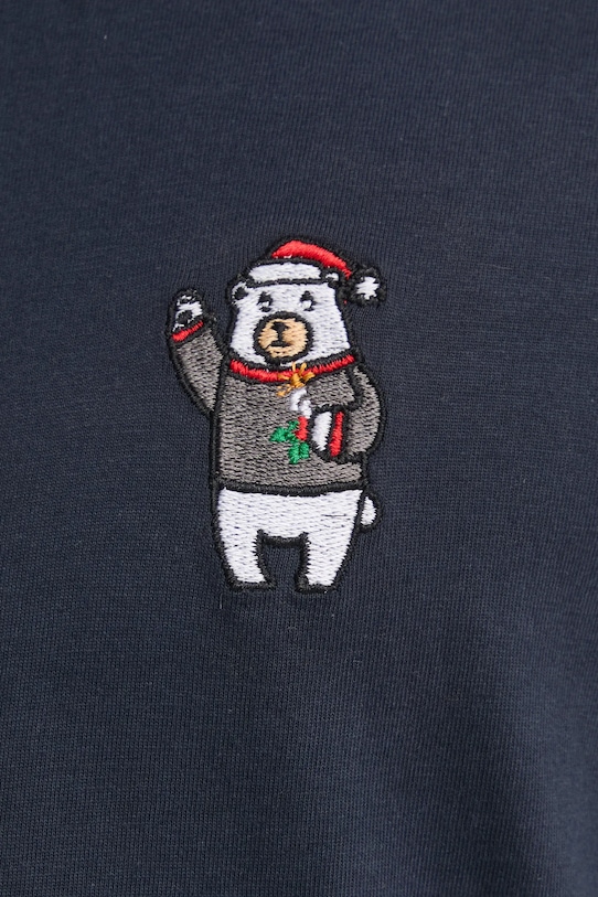 Lindbergh pamut póló 30.400313.NAVY sötétkék