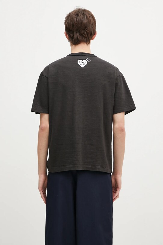 Odzież Human Made t-shirt bawełniany Graphic HM28TE014 czarny