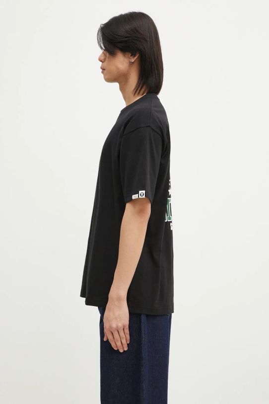 AAPE t-shirt in cotone Theme Main AAPTEM1549XXN nero AW24