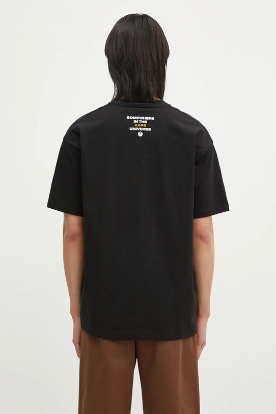 Abbigliamento AAPE t-shirt in cotone Theme Main AAPTEM1551XXN nero