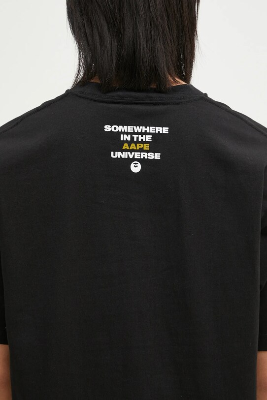 AAPE t-shirt in cotone Theme Main nero AAPTEM1551XXN