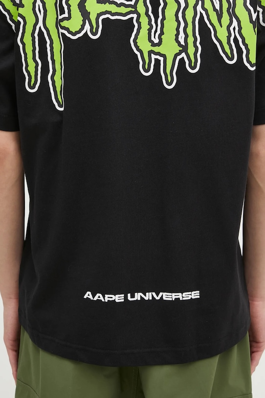 AAPE t-shirt in cotone Theme Main nero AAPTEM1555XXN