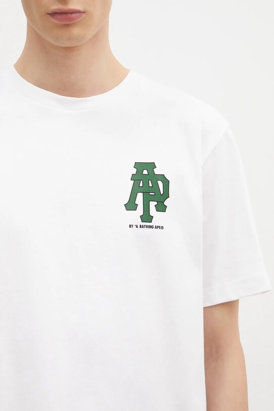 Хлопковая футболка AAPE Basic белый AAPTEM1562XXN