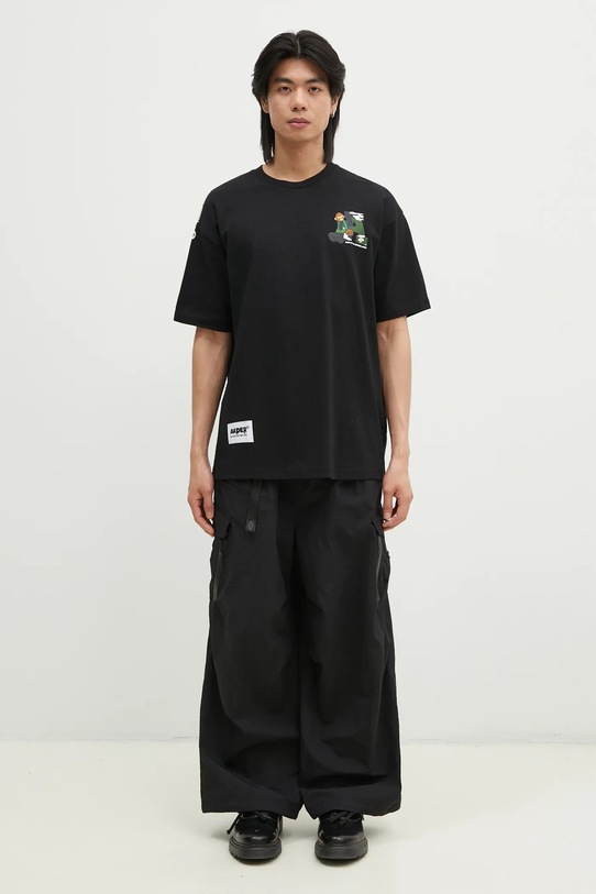 AAPE cotton t-shirt Aaper AAPTEM1574XXN black